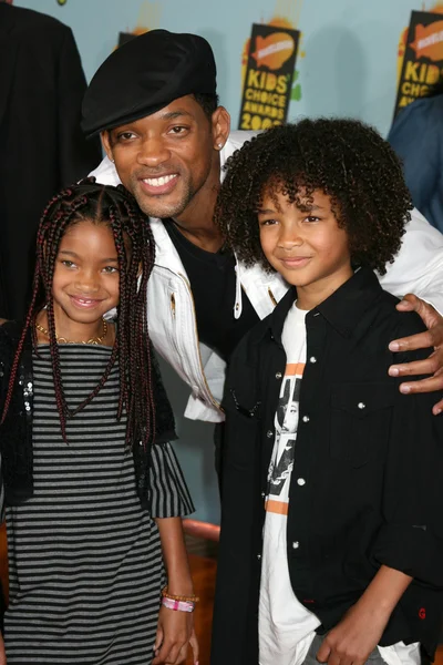 Willow, Will y Jaden Smith —  Fotos de Stock