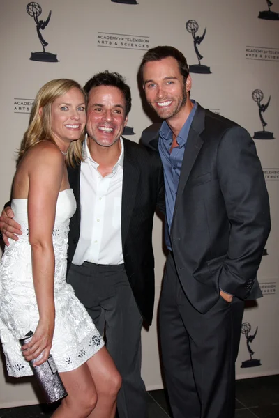 Christian LeBlanc, Arianne Zucker, & Eric Martsolf — Stock Photo, Image