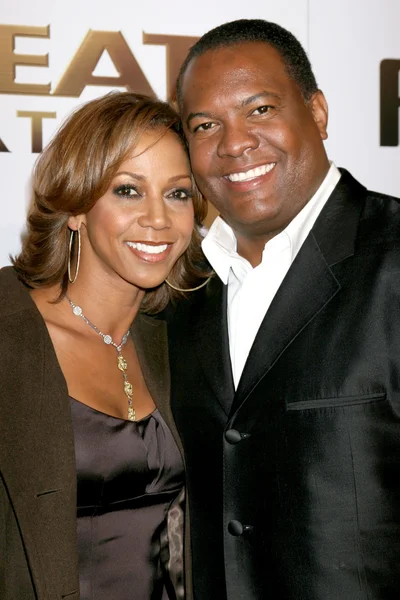 Holly Robinson Peete, Rodney Peete — Foto de Stock