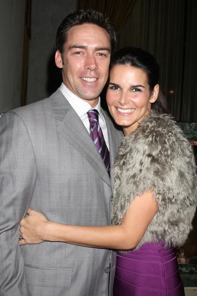 Jason Sehorn, Angie Harmon — Fotografia de Stock