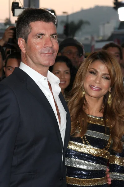 Simon Cowell, Paula Abdul — Stok fotoğraf