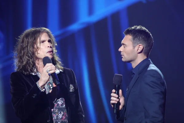 Steven Tyler, Ryan Seacrest — Stock fotografie