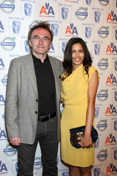 Danny Boyle, Freida Pinto — Zdjęcie stockowe