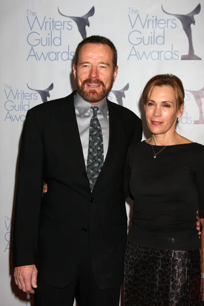 Bryan Cranston & Esposa — Foto de Stock