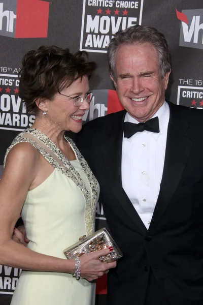 Annette Bening, Warren Beatty — Zdjęcie stockowe