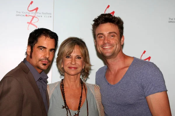 Thom Bierdz, Jess Walton, Daniel Goddard — Zdjęcie stockowe