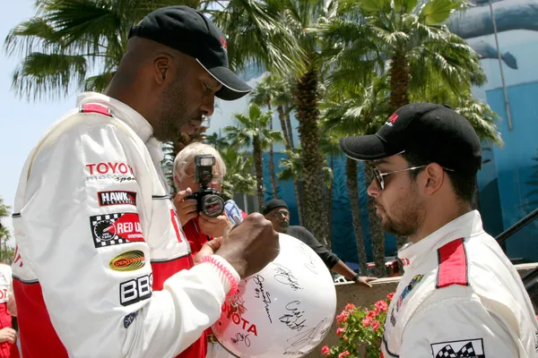 John Salley & Nancy Lieberman — Fotografia de Stock