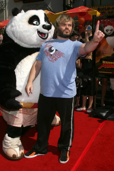 Jack Black & Kung Fu Panda — Stock fotografie