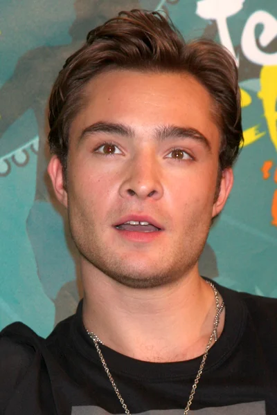 Ed Westwick Ordförande — Stockfoto