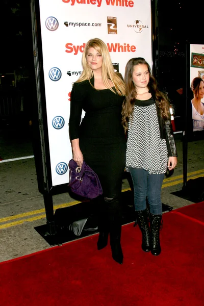 Kirstie alley och lillie parker — Stockfoto