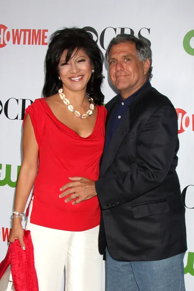 Julie Chen idealna Les Moonves — Zdjęcie stockowe