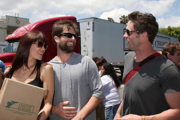 Stacy Haiduk, Michael Muhney y Daniel Goddard — Foto de Stock