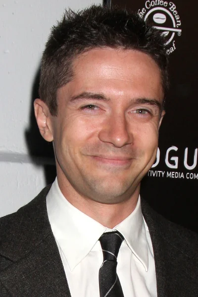 Topher Grace Przewodniczący — Zdjęcie stockowe