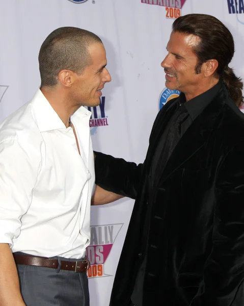 Antonio Sabato Jr and Lorenzo Lamas — Stock Photo, Image