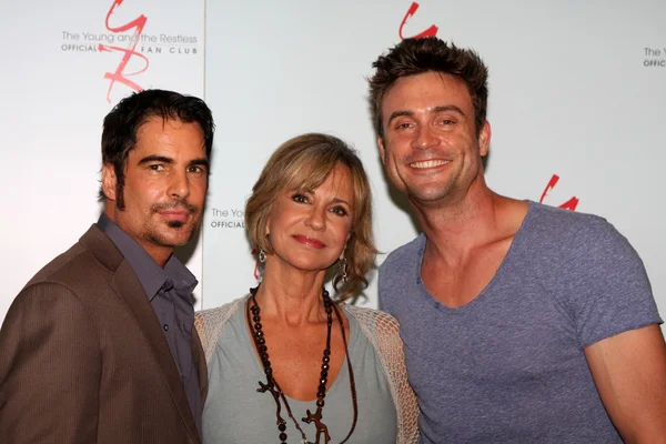 Thom Bierdz, Jess Walton, Daniel Goddard — Stock Photo, Image