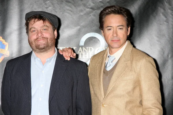 Robert Downey Jr, Zach Galifianakis — Fotografia de Stock