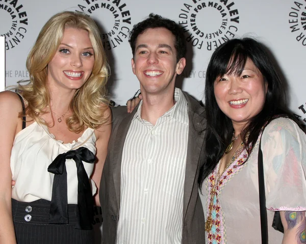 April Bowlby, Josh Berman, Margaret Cho — Stock Photo, Image