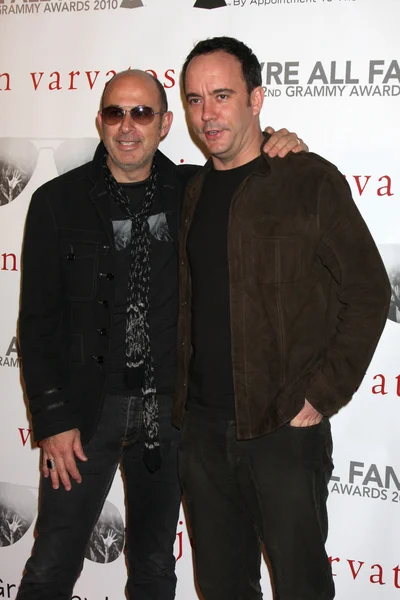 John Varvatos, Dave Matthews — Zdjęcie stockowe