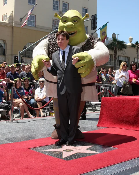 Mike Myers & Shrek — Fotografia de Stock