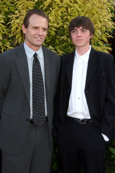 Michael Biehn & son Caelen Biehn — Stock Photo, Image