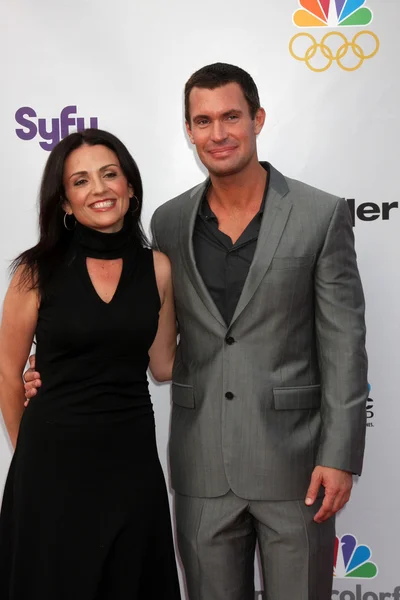 Jenni Pulos, Jeff Lewis — Stock Photo, Image