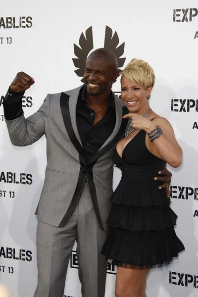 Terry Crews & Wife — Stock Photo, Image