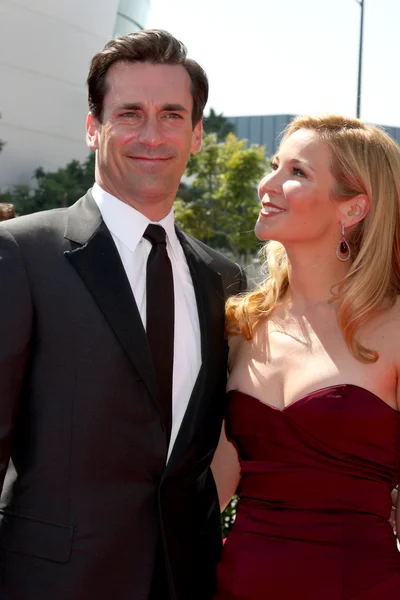 Jon hamm a jennifer westfeldt — Stock fotografie