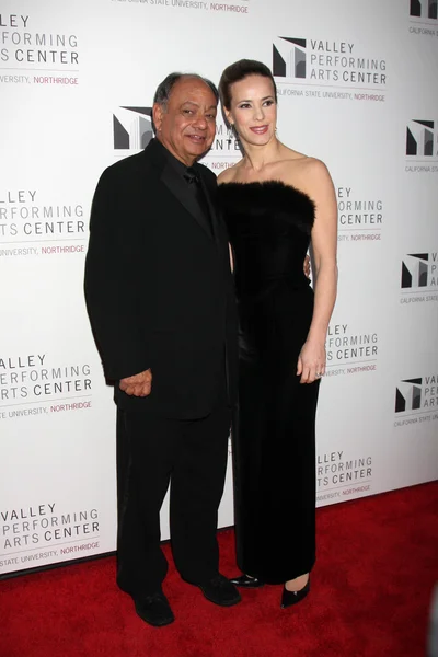 Cheech Marin e esposa Natasha Rubin — Fotografia de Stock