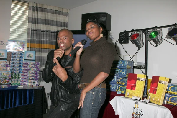 Darryl « dmc » mcdaniels & shar jackson — Photo