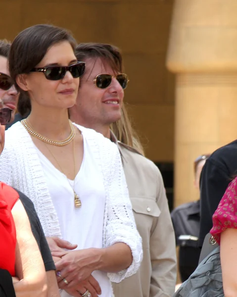 Katie Holmes & Toma Cruise — Stock fotografie