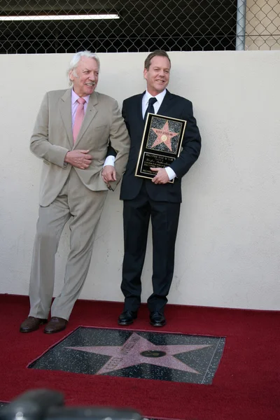 Kiefer & Donald Sutherland — Stock fotografie
