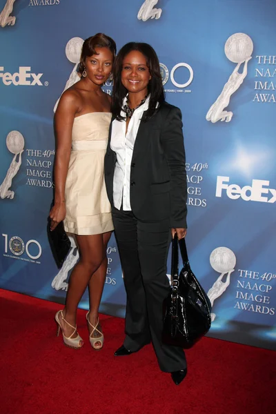 Eva Marcille ve Tonya Lee Williams — Stok fotoğraf