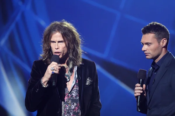 Steven Tyler, Ryan Seacrest — Stock fotografie