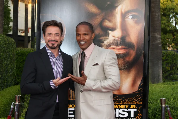 Robert Downey Jr & Jamie Foxx — Stock Photo, Image