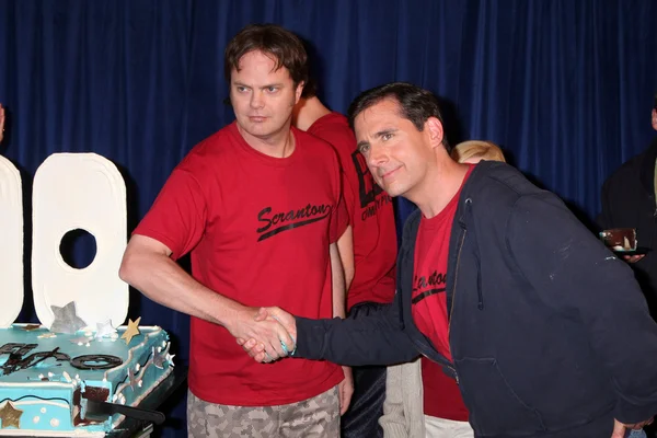 Rainn Wilson & Steve Carell — Stock Photo, Image