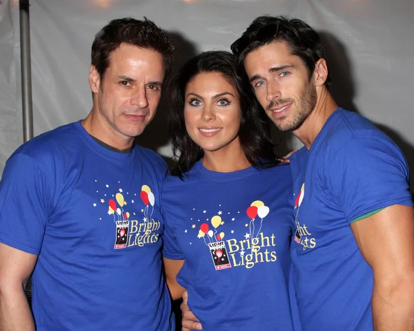 Cristão leblanc, nadia bjorlin, brandon beemer — Fotografia de Stock