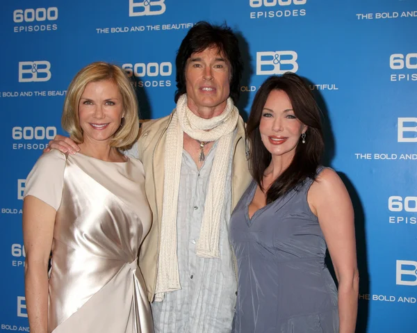 Katherine kelly lang, ronn moss, avcı tylo — Stok fotoğraf