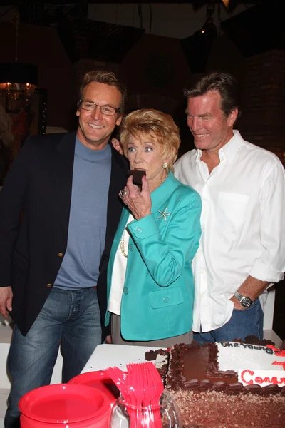 Doug davidson, cooper de jeanne, peter bergman — Fotografia de Stock