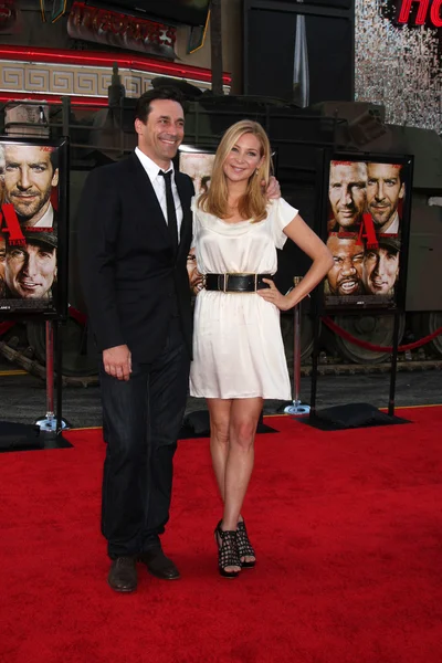 Jon Hamm & Jennifer Westfeldt — Stockfoto