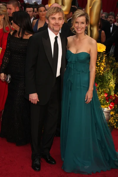 Rick Schroeder et sa femme — Photo