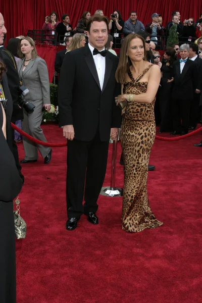 John Travolta y Kelly Preston — Foto de Stock