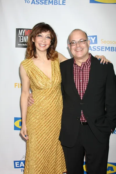 Illeana Douglas, Rob Barnett — Stock Photo, Image