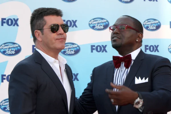 Simon Cowell & Randy Jackson — Stockfoto