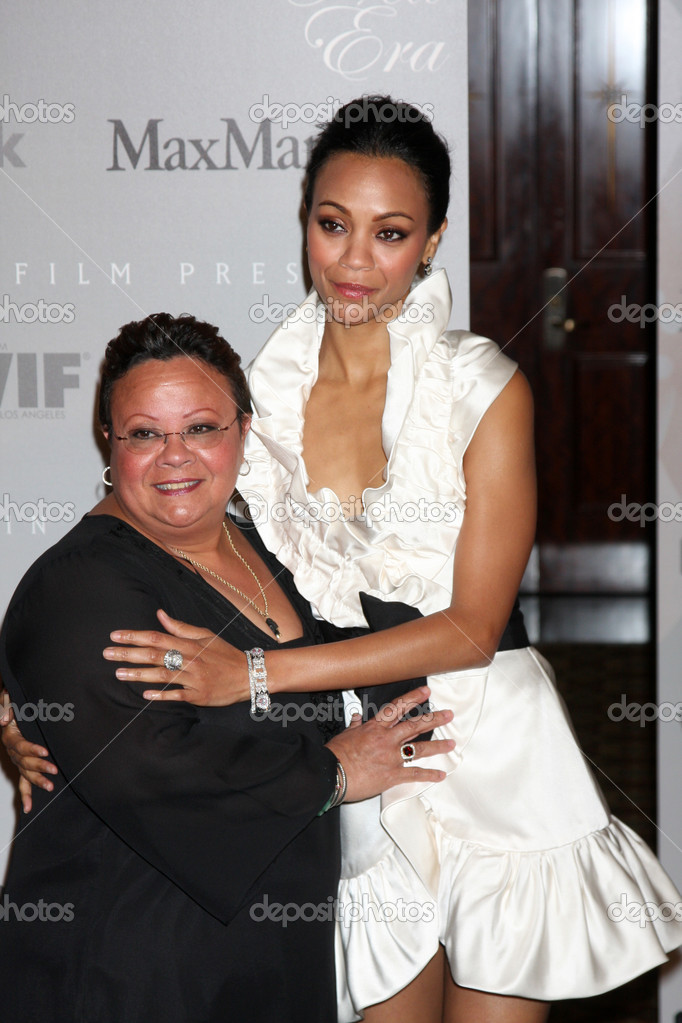 Asalia Nazario And Daughter Zoe Saldana Stock Editorial Photo Jean_Nelson #13041030