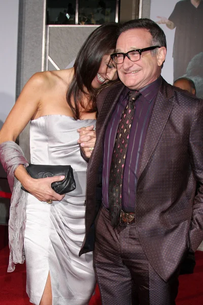 Susan Schneider & Robin Williams — Stockfoto