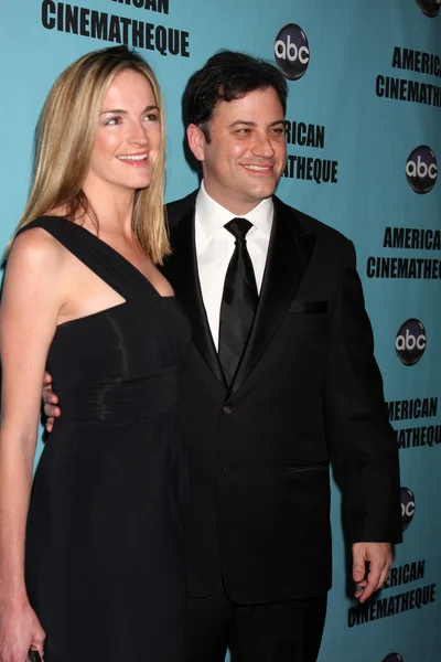Molly McNearney & Jimmy Kimmel — Stock Photo, Image