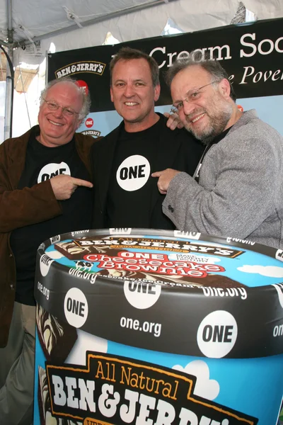 Ben Cohen, Jerry Greenfield, David Lane — Stock fotografie