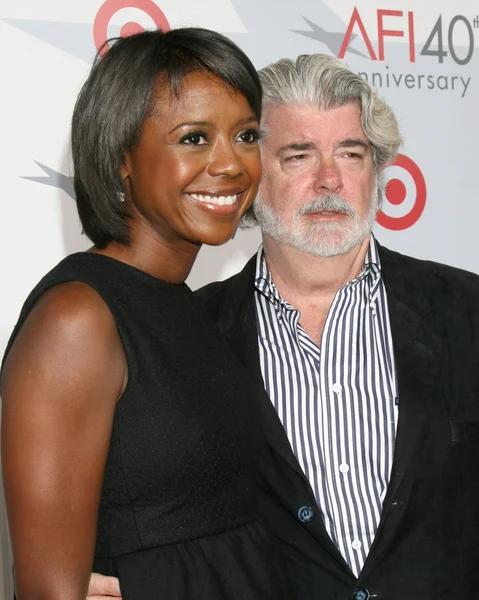 George lucas, melanie hobson — Stockfoto