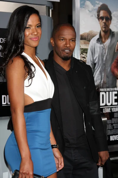 Britt Loren, Jamie Foxx — Foto de Stock