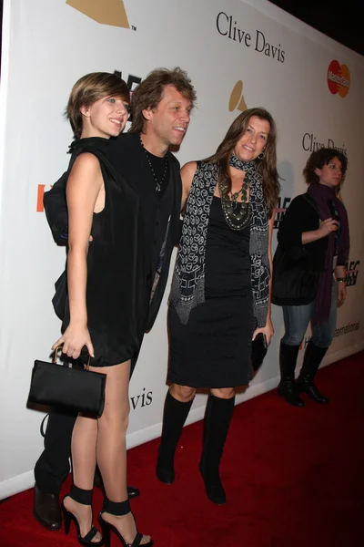 Jon Bon Jovi, Esposa, filha — Fotografia de Stock